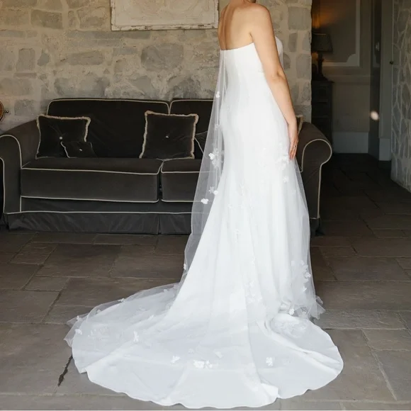 Sareh Nouri Strapless Wedding Gown